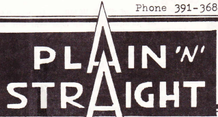 Plain 'n' Straight logo